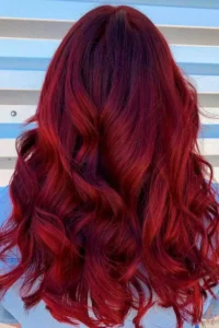 رنگ مو قرمز