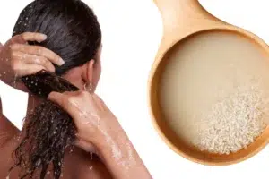 فواید آب برنج برای مو